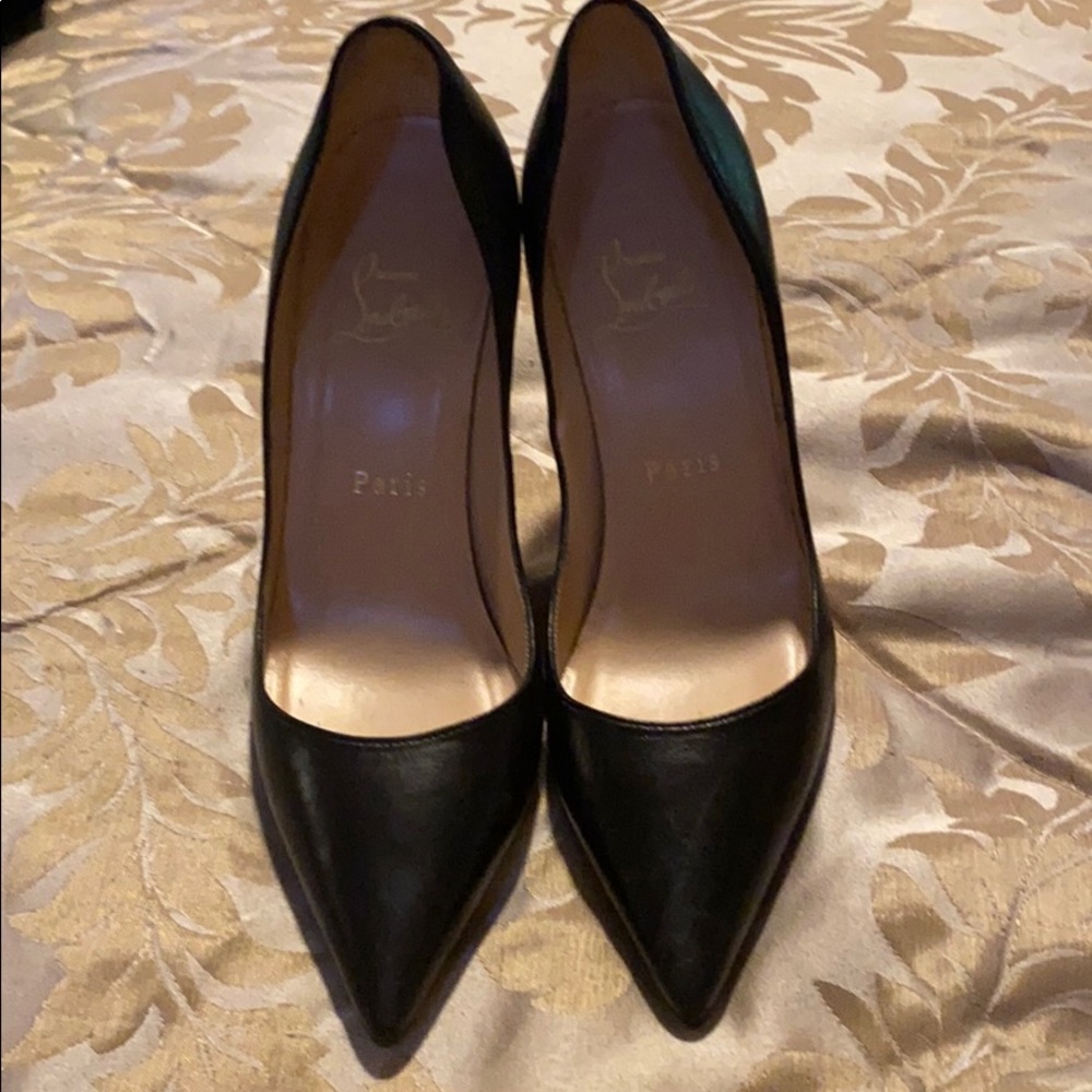 Christian Louboutin Classic Black Pointed Heels
